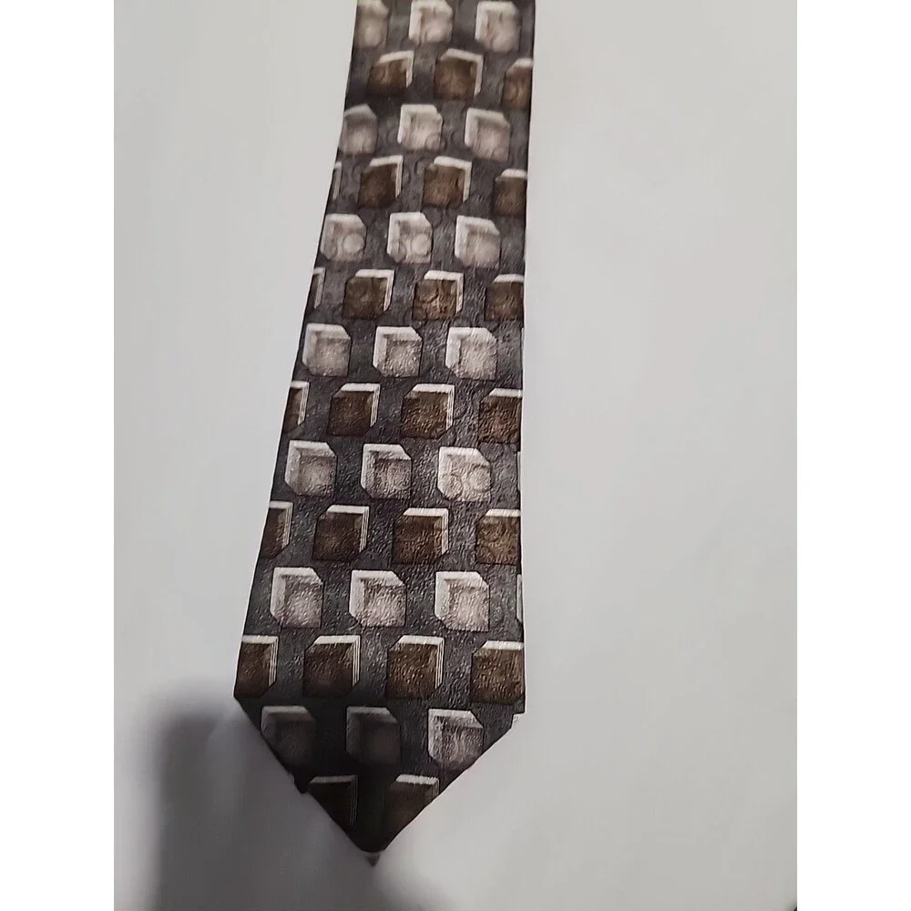 Pierre Cardin Men's Necktie Multicolor Tie Silk